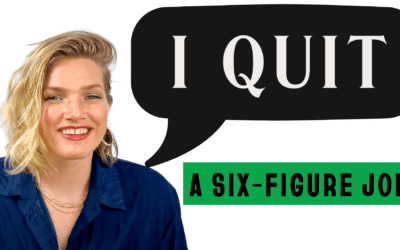 How I planned to quit my six-figure job in one year & 6 steps