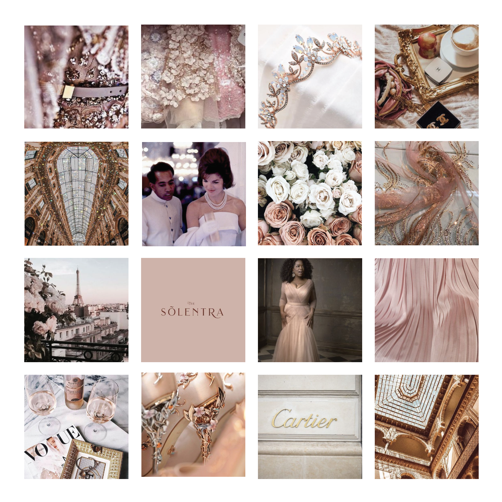 Sylvia V. Reid brand moodboard