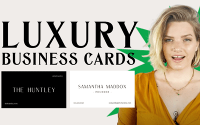 How To Create A Luxury Brand Business Card In Less Than 10 Minutes