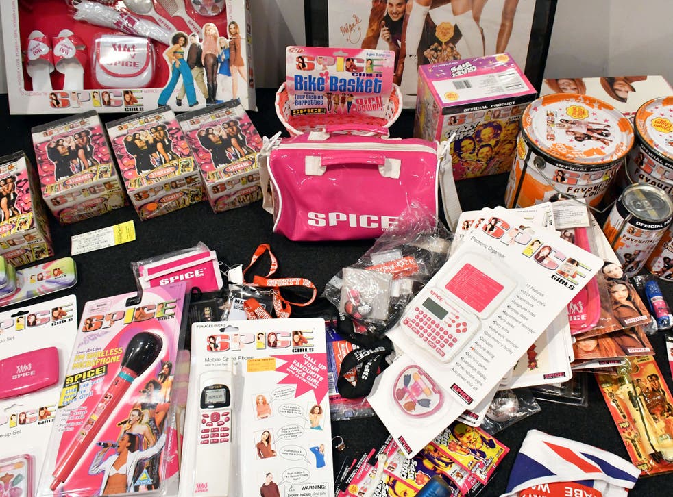 Spice girl brand activation merchandise